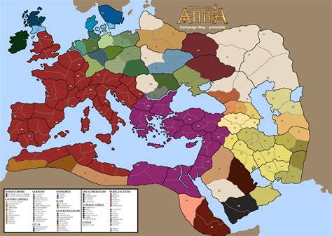 Total War Attila Maps