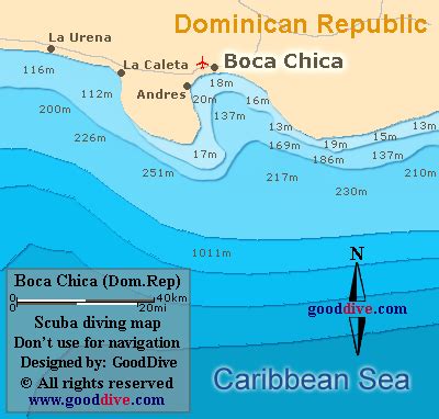 Boca Chica map - Goodive.com