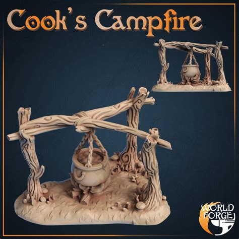 Cook's Campfire / Dnd / Pathfinder / 5e / World Forge - Etsy