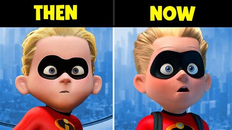 The Incredibles vs Incredibles 2 Animation Differences - YouTube