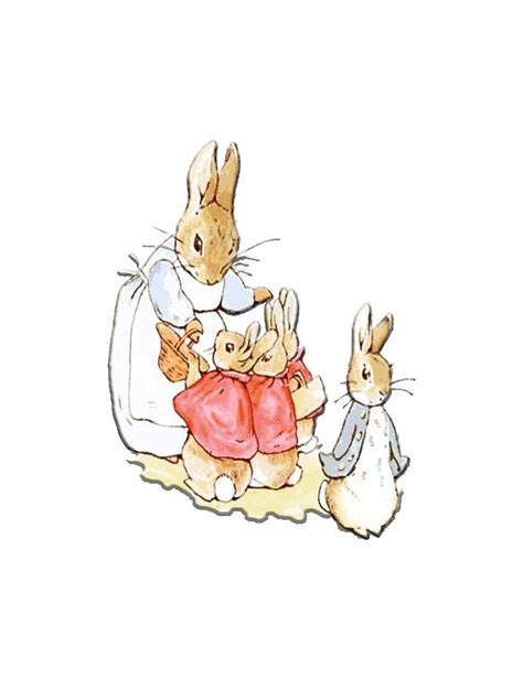 Nursery Characters, Peter Rabbit, Beatrix Potter Digital Art by Tom Hill - Pixels