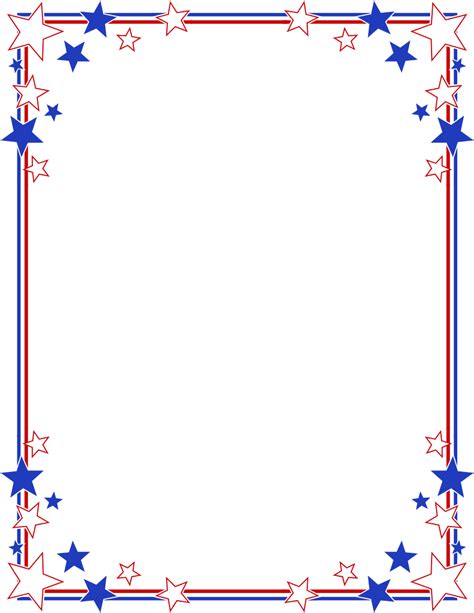 Free Patriotic Borders For Microsoft Word - MICROSOFTRB