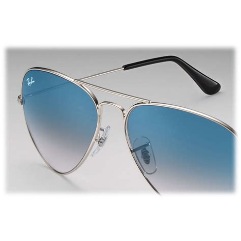 無料ダウンロード ray-ban rb3025 aviator sunglasses - gold/light blue gradient ...