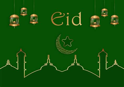 islamic banner design with Eid mubarak 13331146 Vector Art at Vecteezy