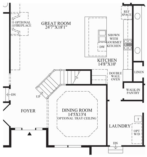 Floor plan optional loft stairs to optional loft design your own - Elegance of living Stairs ...