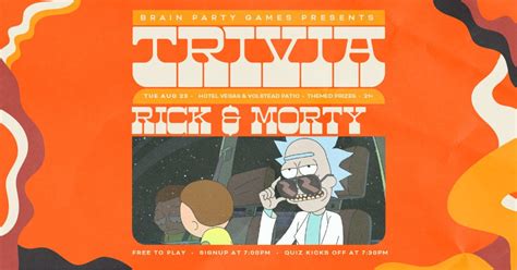 Rick & Morty Trivia in Austin at Hotel Vegas & The Volstead Lounge