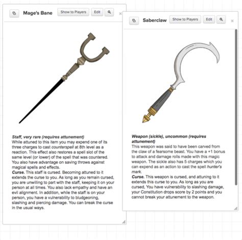 Cursed Magic Items | Roll20 Marketplace: Digital goods for online ...