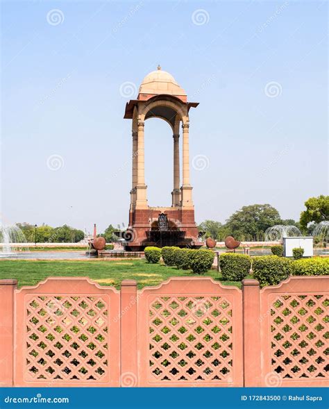 Architecture Structure View Near India Gate in Delhi India, Old ...