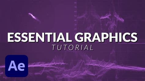 How The NEW Essential Graphics Works in After Effects Tutorial - YouTube