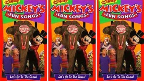 Mickey's Fun Songs - Let's Go to the Circus! (1994) - YouTube