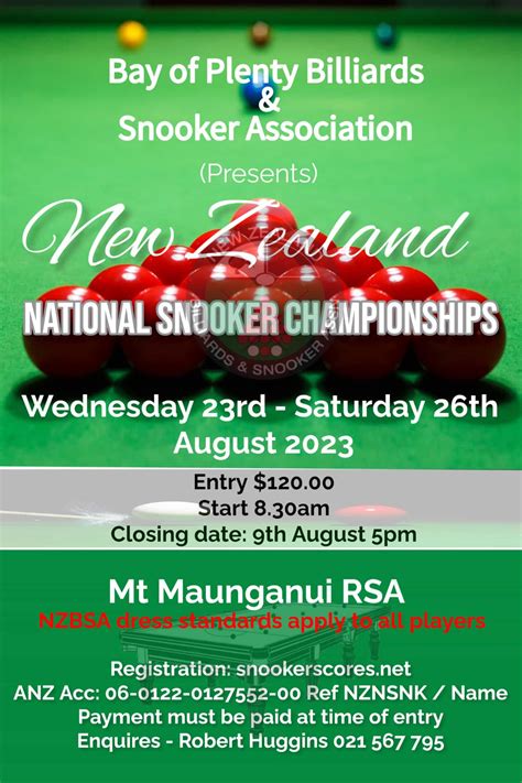 2023 National Snooker Championships