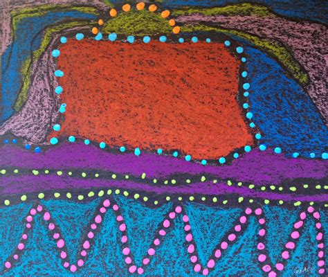 MaryMaking: Uluru Landscape Aboriginal Inspired Art