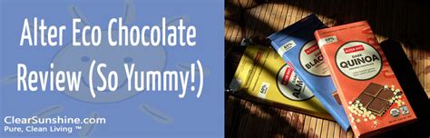 Alter Eco Chocolate Review – Clear Sunshine