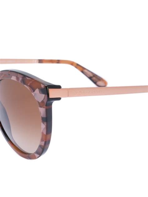 DOLCE & GABBANA Round Frame Sunglasses | ModeSens