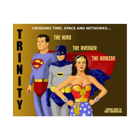 Superman Batman Wonder Woman TV Team-up - Dc Trinity - T-Shirt | TeePublic