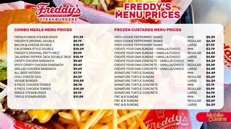 Freddy's Menu Prices w/ Current Discounts (2024)