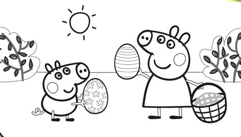 Peppa Pig George Coloring Pages at GetColorings.com | Free printable ...