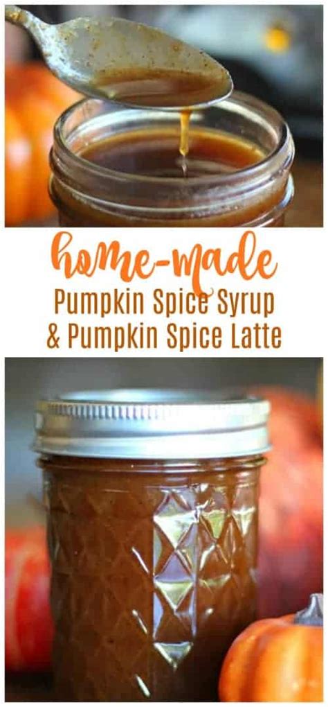 Homemade Pumpkin Spice Syrup & Latte Recipe - The Baking ChocolaTess