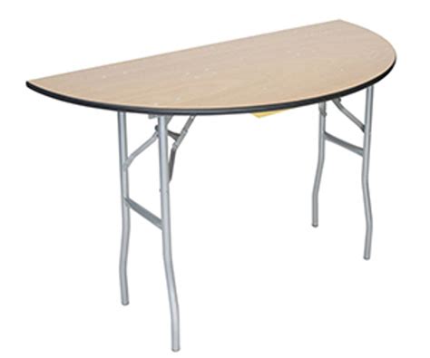 Half-Round Wood Folding Tables