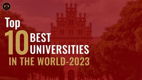 Top 10 Best Universities In The World 2023 | | QS Ranking 2023 - YouTube