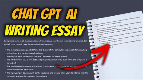 How to use Chat GPT to write an essay or article - YouTube