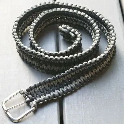 33 DIY Paracord Belt Patterns, Tutorials with Instructions