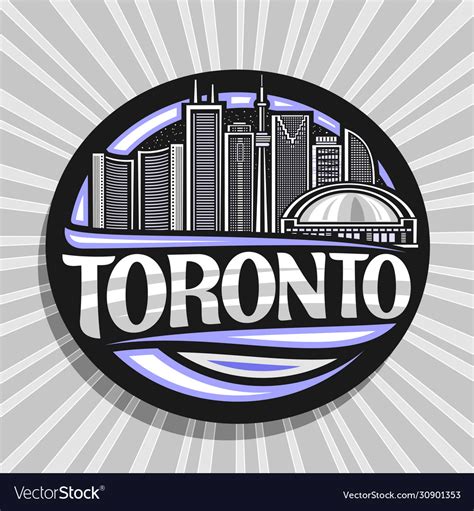 Logo for toronto Royalty Free Vector Image - VectorStock