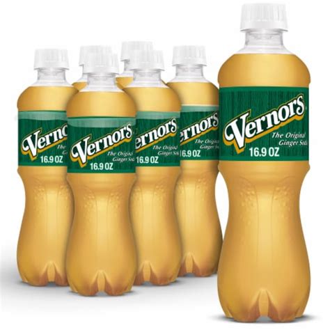 Vernors Ginger Ale Soda Bottles, 6 bottles / 16.9 fl oz - Pick ‘n Save