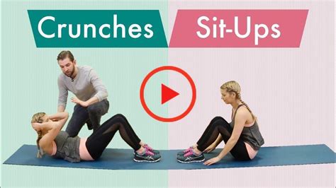 Crunches vs Sit Ups: which one is best and how to do it | Crunches ...