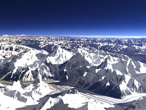 Karakoram Mountains Photograph by Christoph Hormann/science Photo Library - Pixels