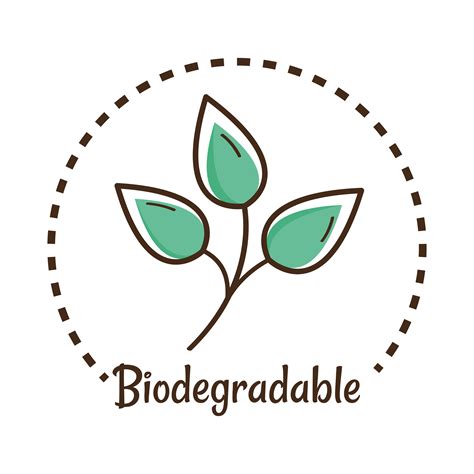 biodegradable product label 4209825 Vector Art at Vecteezy