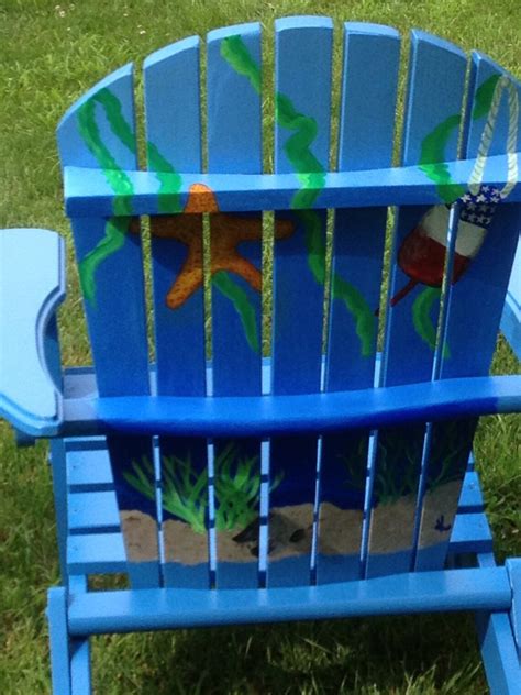 Hand Painted Adirondack Chair - Etsy