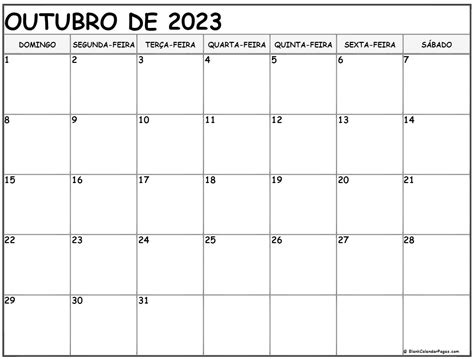 Calendário De Outubro De 2023 Para Imprimir 63ds Michel Zbinden Pt ...