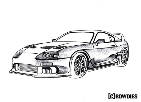 #supra #drawing #tuning #crowdies | Toyota supra, Toyota supra mk4 ...