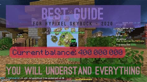 Hypixel Skyblock beginners Guide - YouTube