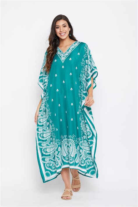 Oussum - Women's Plus Size Kaftan Dresses Boho Long Maxi Dress Ladies ...