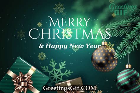 50+ Merry Christmas and Happy New Year Gifs - 1473 | GreetingsGif.com for Animated Gifs