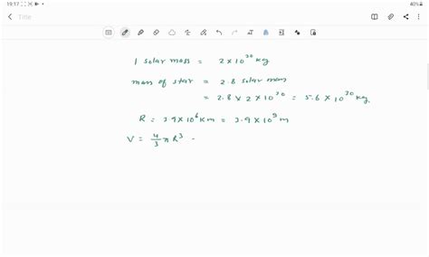 SOLVED: One unit of mass used in astronomy is the solar mass, which is ...