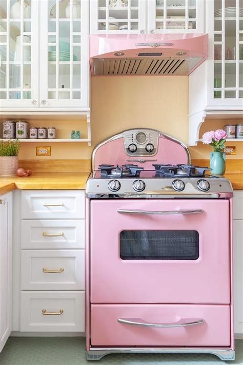 Northstar pink stove brings the retro vibes alive in this vintage ...