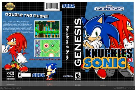 Sonic & Knuckles Genesis Box Art Cover by Cheese