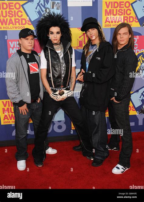 Tokio hotel arrive for the mtv video music awards 2008 hi-res stock photography and images - Alamy