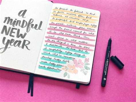 New Year's Journal Spread Tutorial - Tombow USA Blog