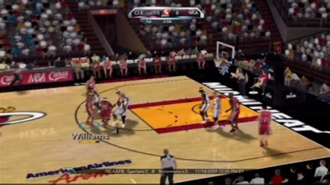 NBA 2K10 (Wii) Gameplay: Cavaliers vs. Heat (480i/SD) - YouTube