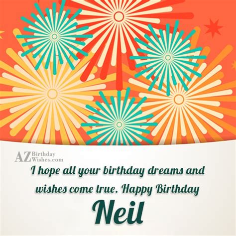 Happy Birthday Neil - AZBirthdayWishes.com