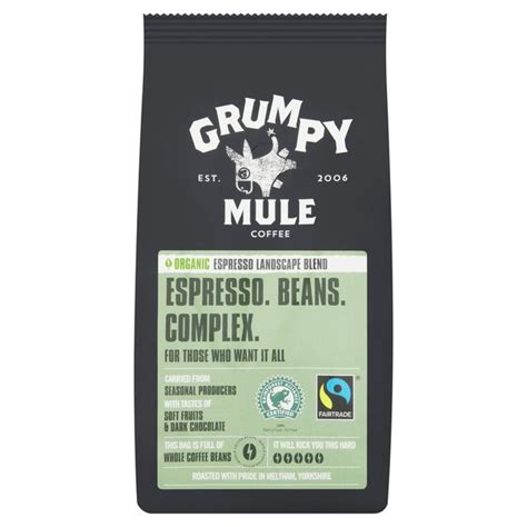 Grumpy Mule Organic Espresso Beans | Ocado