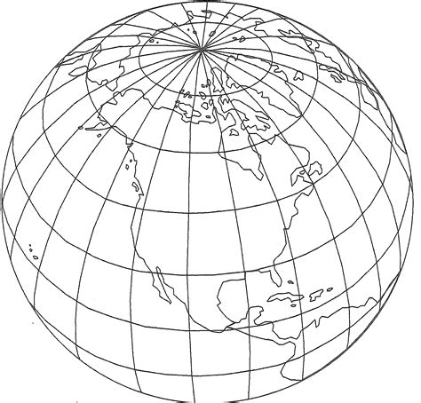 Line Drawing Of Globe at GetDrawings | Free download