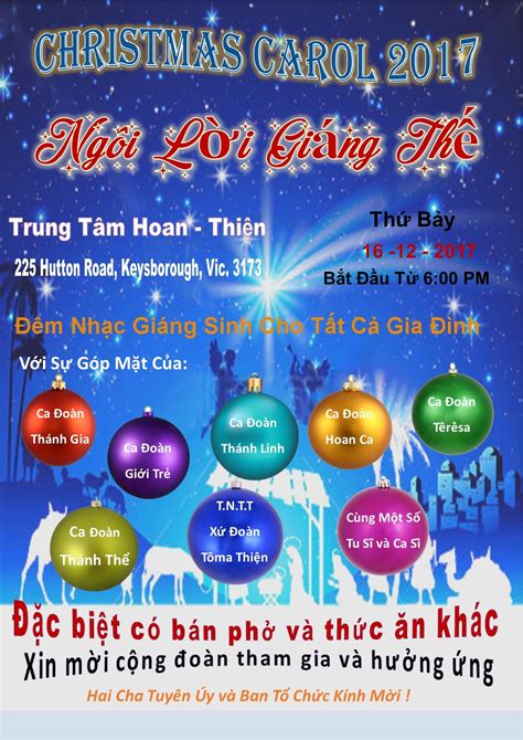 christmas-carol-poster – Trung tâm Thánh Mẫu La Vang