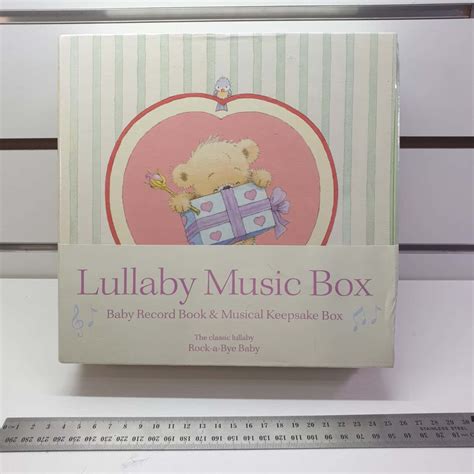 Lullaby Music Box Baby Record Book and Keepsake Box (s)