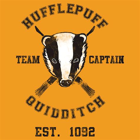 Hufflepuff Quidditch Team Captain T-shirt