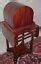 19TH C FEDERAL MAHOGANY ANTIQUE DROP LEAF NIGHTSTAND / WORK TABLE ...